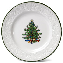 Dickens Embossed Bread & Butter Plate Round, 7 